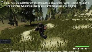 BlackHawk Rescue Mission 5 Script Autofarm Godmode Speed etc [upl. by Nrublim232]