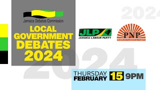 Jamaica Debates Commission  Local Government Debate 2024  February 15 2024 [upl. by Stultz]