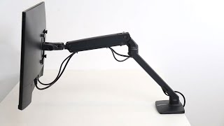 Ergotron MXV Desk Monitor Arm Easy Installation [upl. by Sessylu]