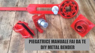 Piegatrice Manuale Fai Da Te  DIY Metal Bender [upl. by Ileek605]