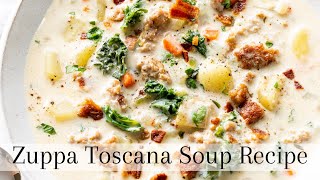 Zuppa Toscana Soup Recipe [upl. by Hait]