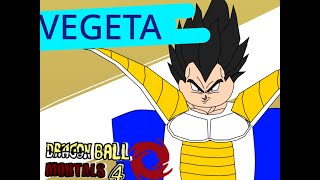 Dragon Ball Mortals 4 Vegeta Base Complete Update Showcase [upl. by Johst619]