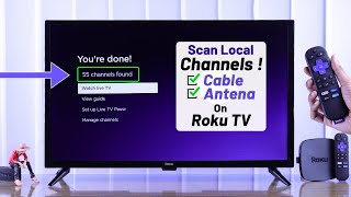 How To Run A Local Channel Scan on a Roku TV Antenna or Cable [upl. by Nierman]