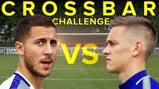 EDEN HAZARD Crossbar Challenge  WHO WINS [upl. by Ydahs]