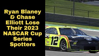 Ryan Blaney amp Chase Elliott Lose Their 2023 NASCAR Cup Series Spotters [upl. by Nilauqcaj]