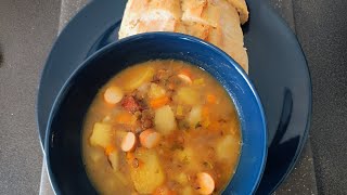 Linsensuppe deutsch food essen follow lecker gesundeernährung yummyyoutube cooking recipe [upl. by Byron]