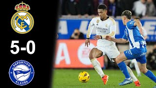 Real Madrid vs Deportivo Alaves 50  Laliga 2024 Highlights [upl. by Sami659]