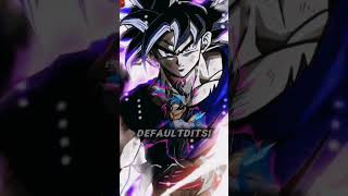 Composite Goku Blue Vs Goku Zekku infinity goku anime dragonballsuper dragonball [upl. by Alamak]