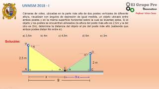 EXAMEN UNMSM  2018  I [upl. by Eelek]