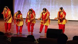 Ni Main Nacha Nacha  Miss PoojaPunjab Wedding Song  Gidha Performance  Group Dance Punjabi Song [upl. by Yeca852]