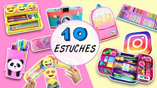 10 INCREIBLES Estuches o Lapiceras  Regreso a Clases  Manualidades aPasos [upl. by Fruin]