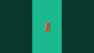 1 Second Countdown Timer ⏰  Bright green screen and huge numbers countdowntimer [upl. by Etteroma]