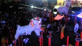 CNY Lion Dance Sandakan Chin Woo 24022013 [upl. by Adnilg]