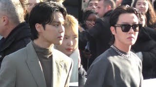 Jimin 지민 and JHope 제이홉 BTS  Dior Menswear FallWinter 2324 fashion show in Paris  20012023 [upl. by Dede961]