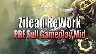 Zilean ReWork  PBE Full Gameplay  League of Legends [upl. by Auqcinahs]