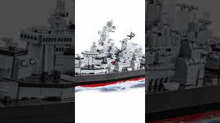 Battleship Missouri BB63  Iowa Class Battleship from WWII  COBI 4837 shorts [upl. by Nide]