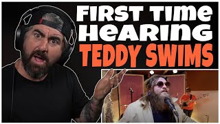 Teddy Swims  Tennessee Whiskey Rock Artist Reaction [upl. by Merat486]