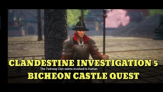 CLANDESTINE INVESTIGATION 5 MIR4 BICHEON CASTLE QUEST [upl. by Flaherty]