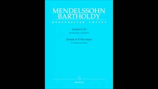 Mendelssohn  Sonata for Clarinet and Piano  1 Adagio  Allegro moderato [upl. by Ecnarrat403]