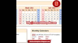 10 websites to Download free Calendar Template [upl. by Aicineohp]