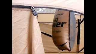 Stearns Solar Shower and Ozark Trail portable shower enclosure [upl. by Piegari]