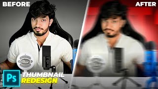 How to make tech thumbnail 🔥  Photoshop Tutorial  2024 [upl. by Namyh10]