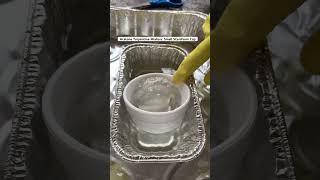 Acetone Turpentine Mixture Small Styrofoam Cup [upl. by Ainod]