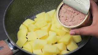 The famous canned tuna and potato recipe canned tuna recipe for dinner [upl. by Isborne]