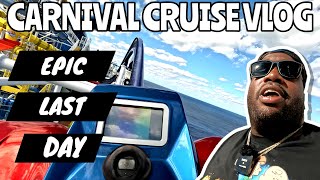 VLOG  EPIC LAST DAY ON CARNIVAL CRUISE [upl. by Annahsat]