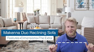 LaZBoy Makenna Duo Reclining Sofa  Sofa Review Episode 5 [upl. by Cornel]