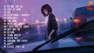 delete my feelings for you 💔 sad songs for broken hearts slowed sad music mix playlist [upl. by Nnaaihtnyc]