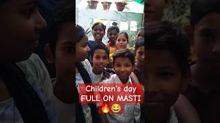 Childrens day pe kuch ISS tarah Hui MASTI 😂🔥• GYAAN SANCHAAY kidsfunmastiviralshortschildren [upl. by Ettellocin]