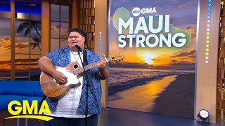 ‘American Idol’ winner and Hawaiian Iam Tongi performs Starting All Over Again l GMA [upl. by Eustacia]