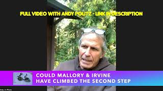 Could Mallory amp Irvine Climb the Second Step on Mount Everest in 1924 shorts everestmystery [upl. by Desmond]