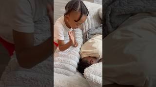 Little brother SLAPS big brothers neck 😂 shorts funny [upl. by Anyak]