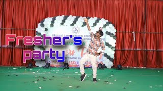 BRILLIANT  brig freshers bpharmacy  ESHWAR  💥DANCER PERFORMANCE ON FRESHERS PARTY [upl. by Aieken]