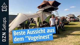 Ausblick aus dem Vogelnest I DZN Setup Campinganhänger mit Rodin Adventures Dachzelt [upl. by Nipsirc533]