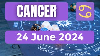 Cancer horoscope  Cancer Horoscope for Today 24 June 2024 [upl. by Lattie]