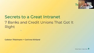 Secrets to a Great Intranet 7 Banks amp Credit Unions That Got It Right [upl. by Onaivlis]