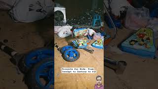 Tricycle for Kids From Concept to Factory to Fun shortvideo [upl. by Corri]