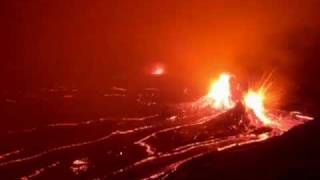 Volcano Lava Flow  Timelapse [upl. by Valeda954]