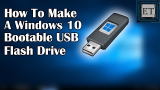 How To Make A Windows 10 Bootable USB For FREE [upl. by Aicilehp592]