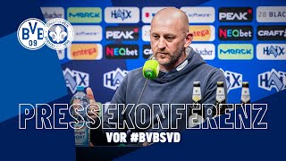 quotAn der Ehre packenquot  Pressekonferenz vor Dortmund [upl. by Winfred]