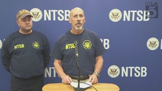 NTSB officials provide update on 6 killed in San Bernardino County helicopter crash [upl. by Engedus860]