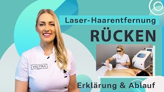 LaserHaarentfernung Rücken Victrastudio [upl. by Lezti]