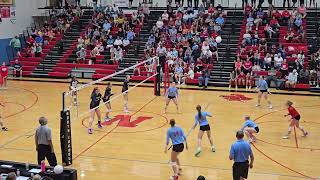 North Iredell vs South Iredell volleyball [upl. by Leizar732]