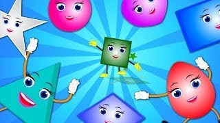 The Shapes Songs For Children  Learn Shapes Songs  Shapes Colors Songs  Nursery Rhymes [upl. by Iahcedrom529]