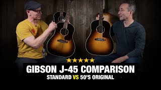 Gibson J45 Standard vs 50s J45 Original [upl. by Eicyal]