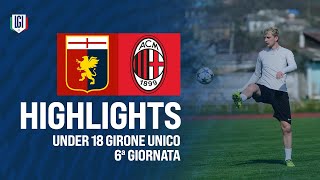 Highlights GenoaMilan U18 6ª giornata stagione 202425 [upl. by Nancy]