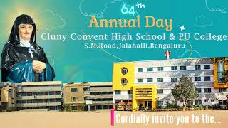 ANNUAL DAY INVITATION 202324 Cluny Convent Jalahalli Bangalore [upl. by Hasina]